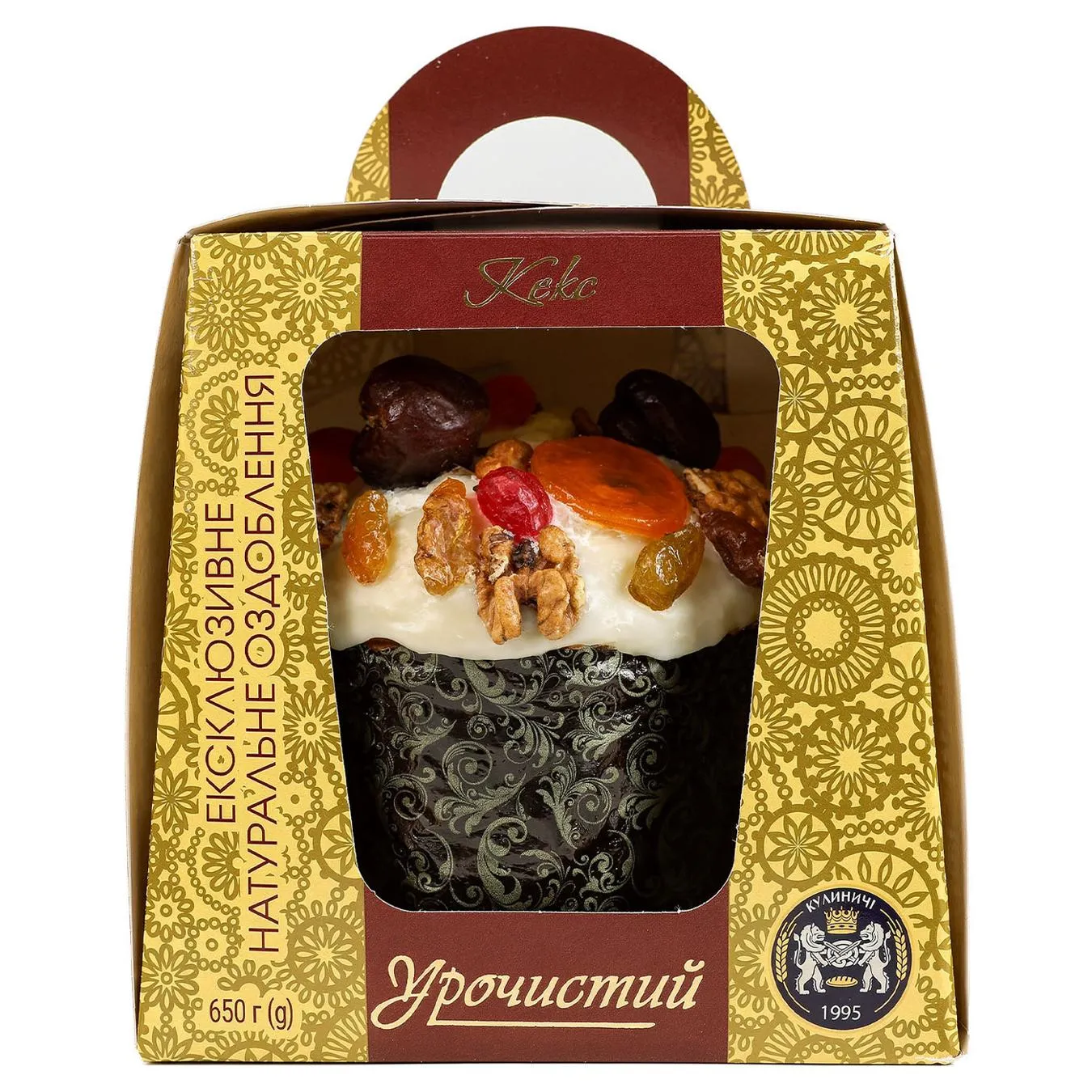 Кекс Великодній Кулиничі Урочистий 650г - Фото 1