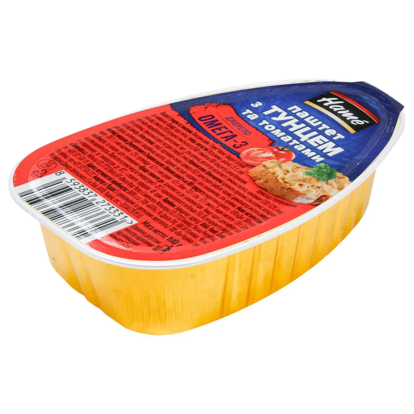 Паштет Hame з тунцем та томатами 100г - Фото 1