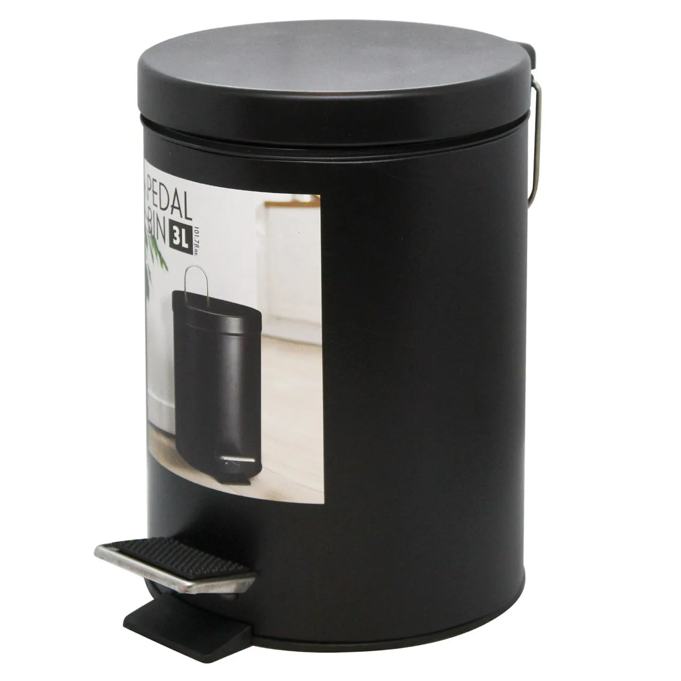 Відро для сміття Koopman з педаллю 3л - Фото 1