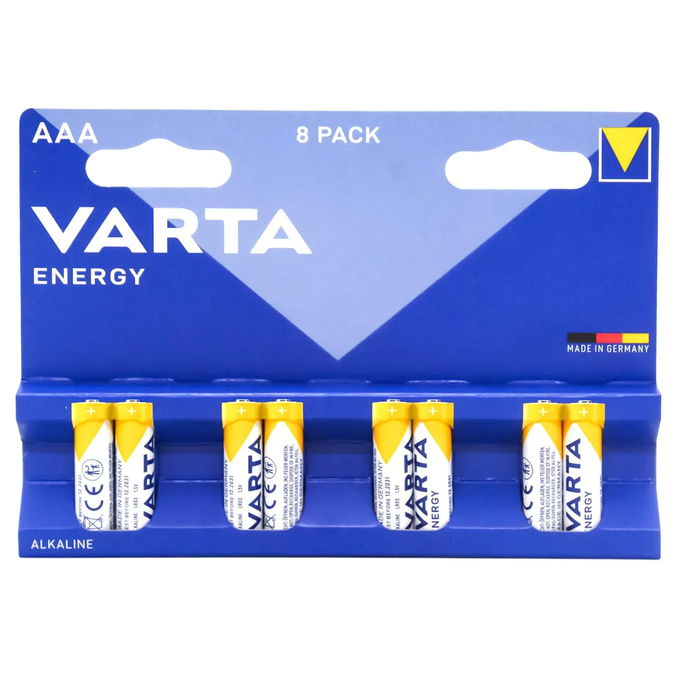 Батарейки Varta Energy AAA 8шт - Фото 1