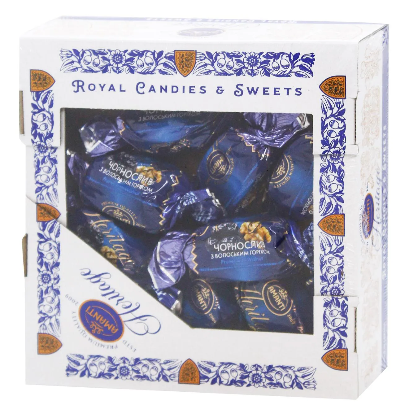 Цукерки Amanti Чорнослив з волоським горіхом 400г - Фото 1