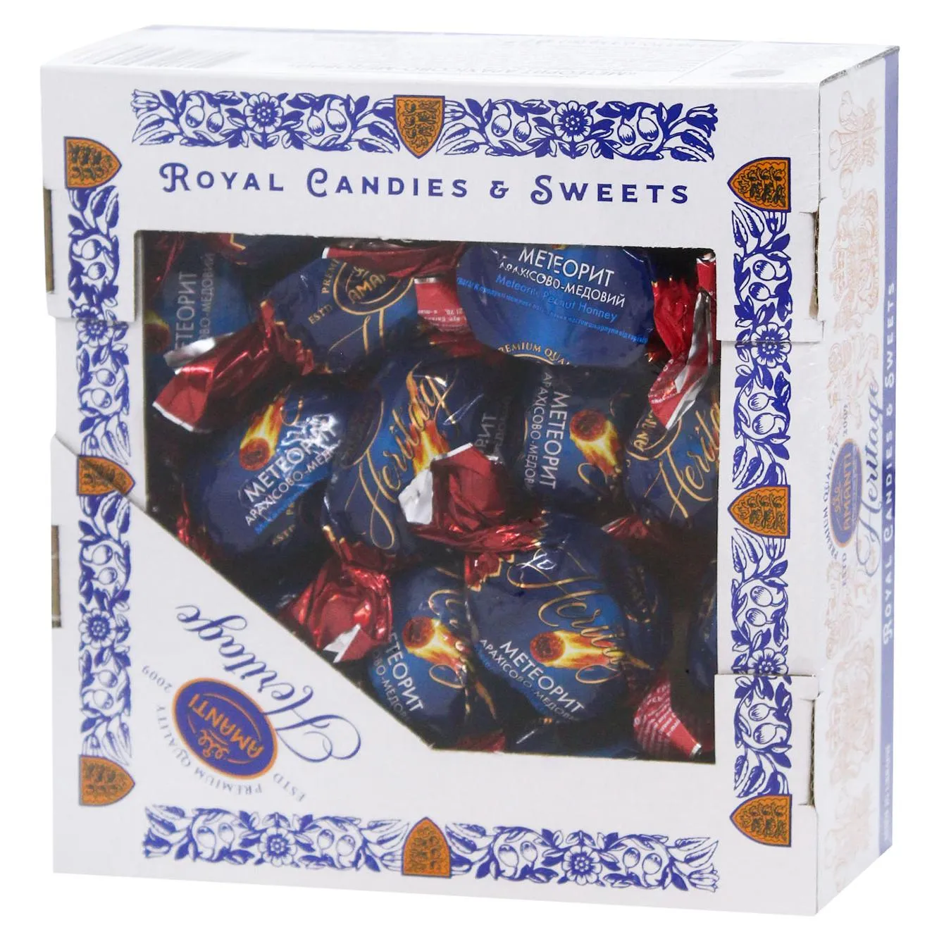 Цукерки Amanti Метеорит арахісово-медовий 400г - Фото 1