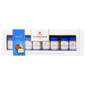 Цукерки Niederegger марципанові в молочному шоколаді 100г - Фото 1