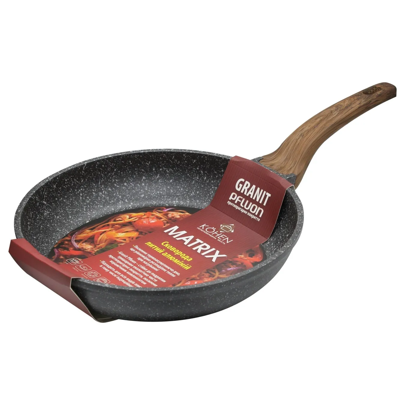 Сковорода Kohen Matrix 24см - Фото 4