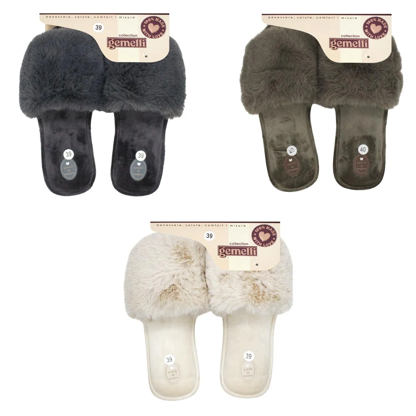 Капці домашні жіночі Gemelli Мілана р.36-41 - Фото 1