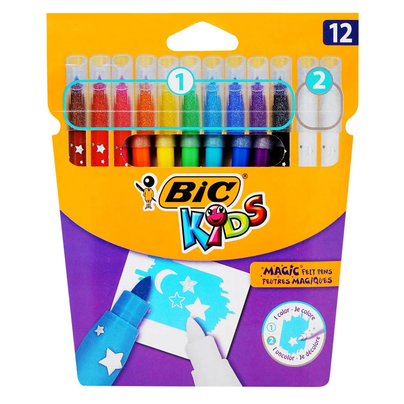 Фломастери Bic Magic 12шт - Фото 1