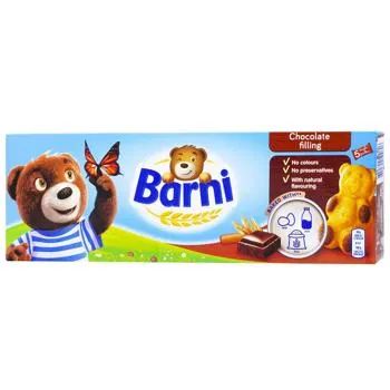 Тістечко Barni бісквітне з шоколадною начинкою 150г - Photo 3
