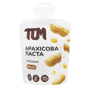 Паста арахісова Том Класична 64г - Photo 1