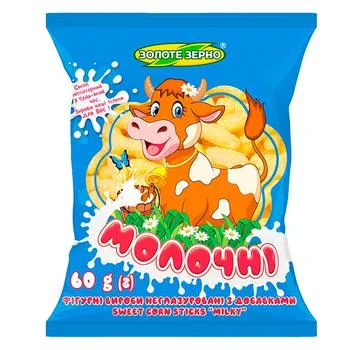 Палички кукурудзяні Золоте Зерно Молочні 60г - Photo 1