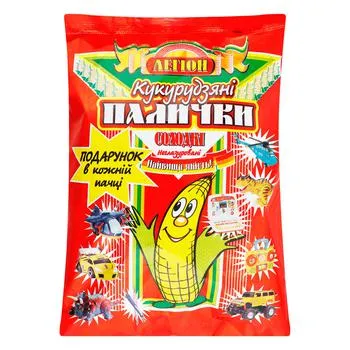 Палички кукурудзяні Легіон солодкі неглазуровані з сюрпризом 30г - Photo 1