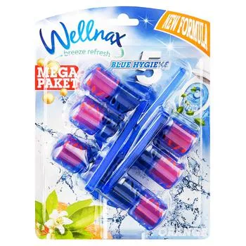 Блок для унітазу Wellnax Синя вода Квітучий Апельсин 3шт*50г - Photo 1