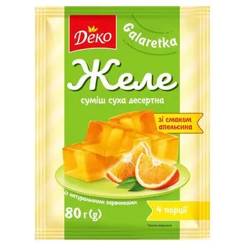 Желе Деко апельсин 80г - Photo 1