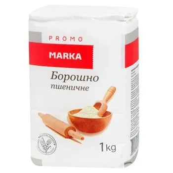 Борошно пшеничне Marka Promo вищий сорт 1кг - Photo 1