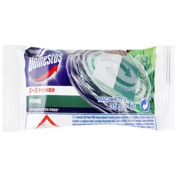 Блок для унітазу Domestos Power Хвоя змінний 3в1 35г - Photo 1