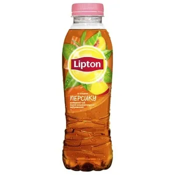 Чай чорний холодний Lipton зі смаком персику 0,5л - Photo 1