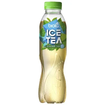 Чай холодний Biola Ice Tea зелений зі смаком саусеп 0,5л - Photo 1