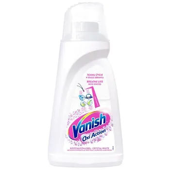 Плямовивідник Vanish Oxi Action Crystal White рідкий 1л - Photo 1