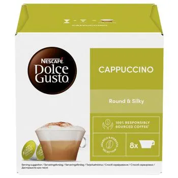 Кава в капсулах NESCAFÉ® DOLCE GUSTO® Cappuccino 186,4г 16шт - Фото 1