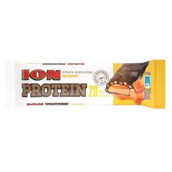 Батончик Protein Bar молочний шоколад з карамелю Ion 50г - Фото 1