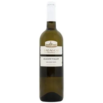 Вино Badagoni Алазанська Долина біле напівсолодке 10% 0,75л - Фото 1