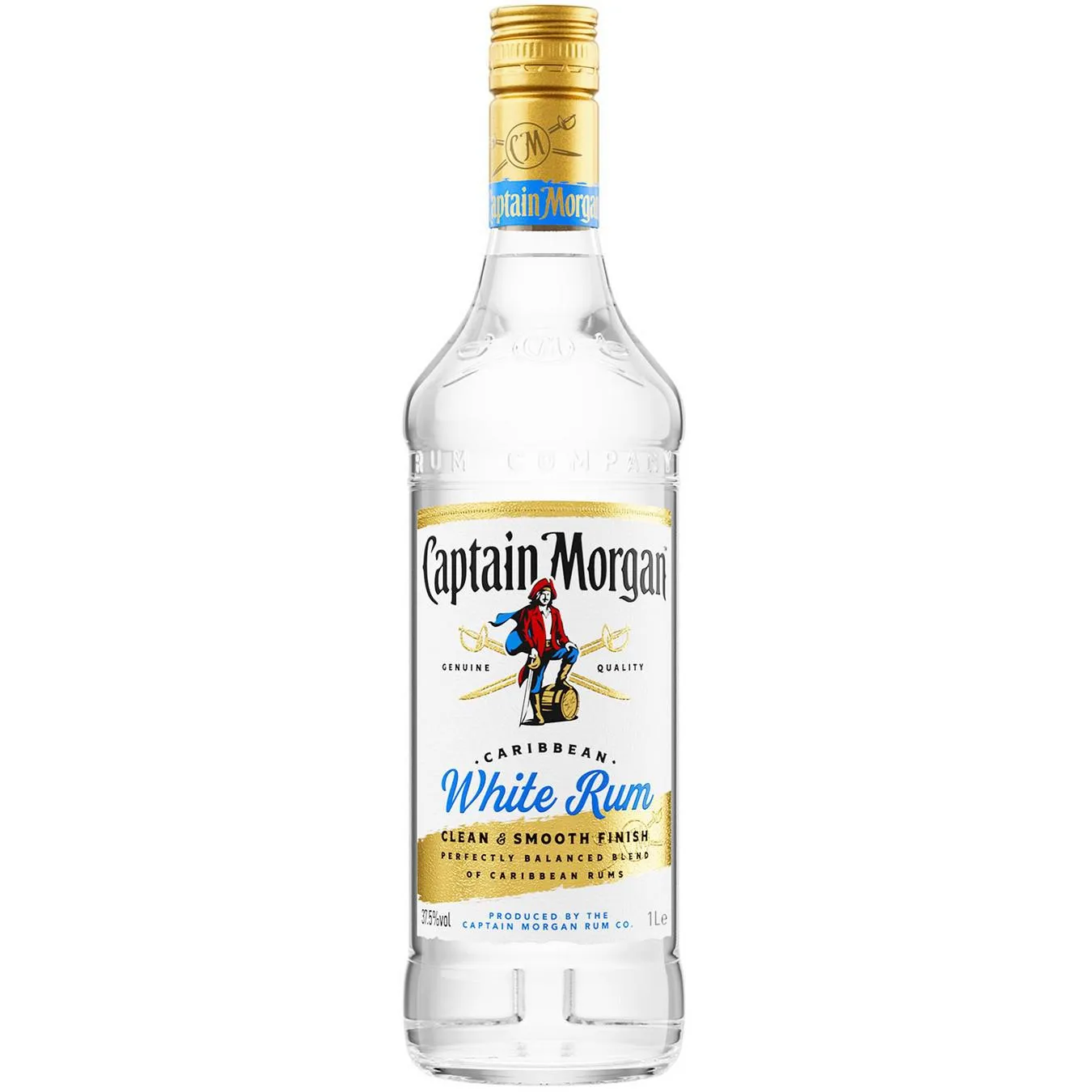Ром Captain Morgan White 37,5% 1л - Фото 1