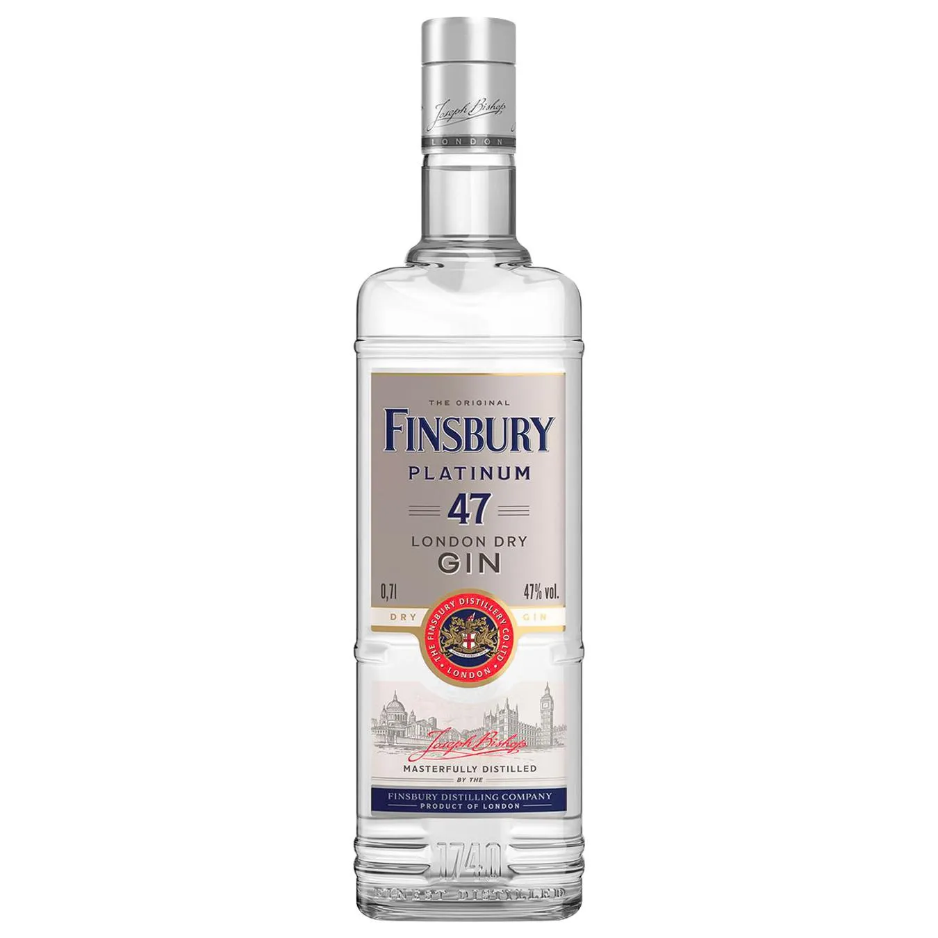 Джин Finsbury Platinum 47% 0,7л - Фото 1