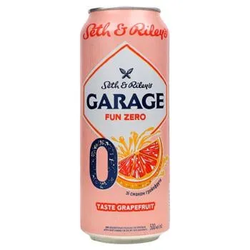 Пиво Garage Grapefruit світле безалкогольне зі смаком грейпфрута 0,5л - Фото 1