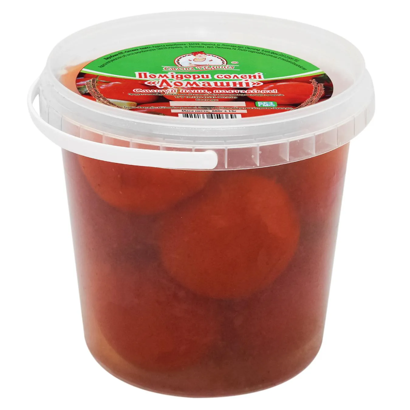 Томати Смачна Традиція Домашні солоні 600г - Фото 1