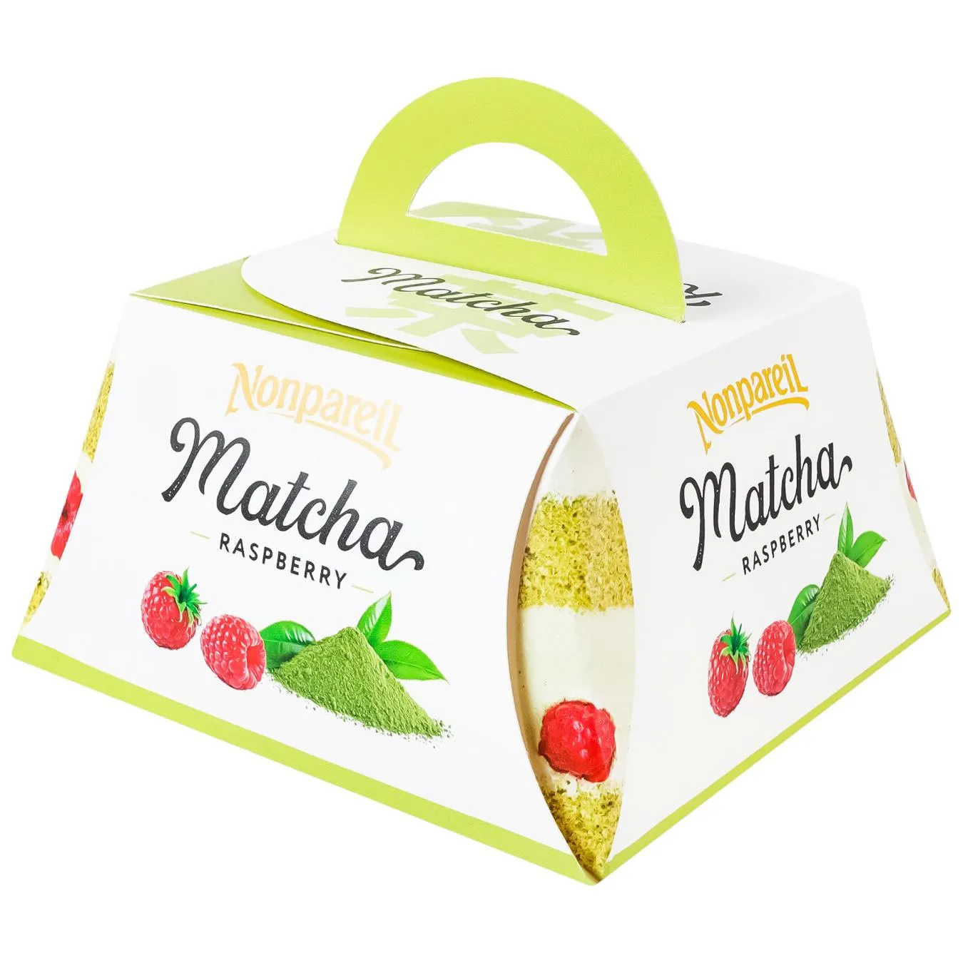 Торт Nonpareil Матча з малиною 500г - Фото 3