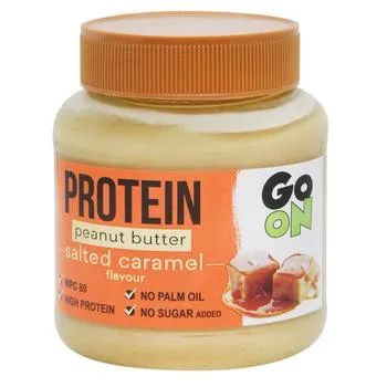 Паста арахісова Go On Nutrition з протеїном зі смаком солоної карамелі 350г - Photo 1