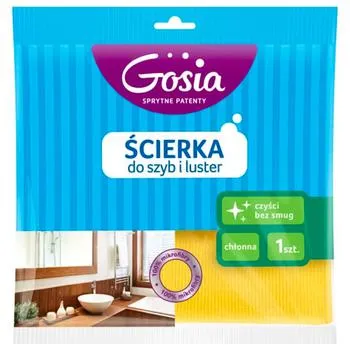 Серветка Gosia із мікрофібри для скла 300х400мм 1шт - Photo 1