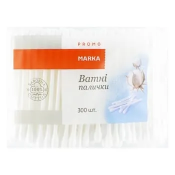 Палички ватні Marka Promo 300шт - Photo 1
