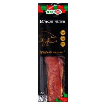 Чипси П'ятачок Чилі м'ясні сирокопчені вищого сорту - Фото 1