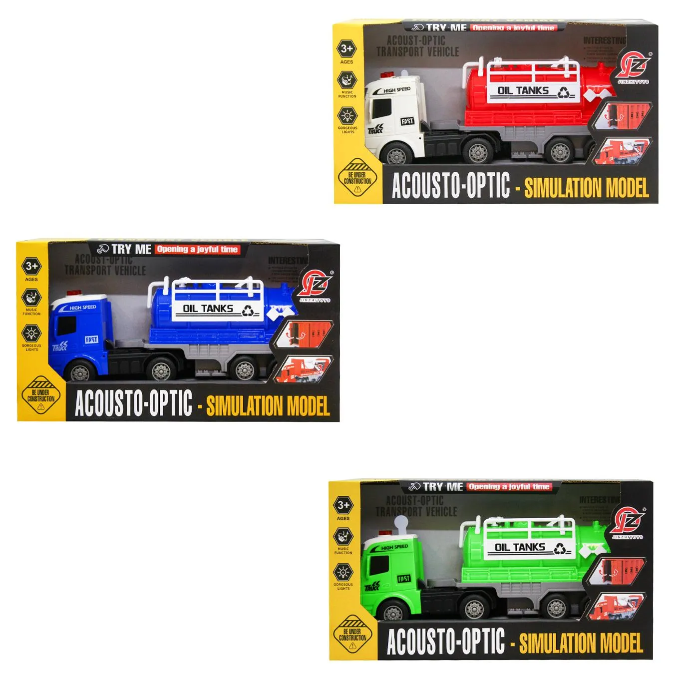 Бензовоз з світловим та звуковим ефектами Greenwich - Фото 1