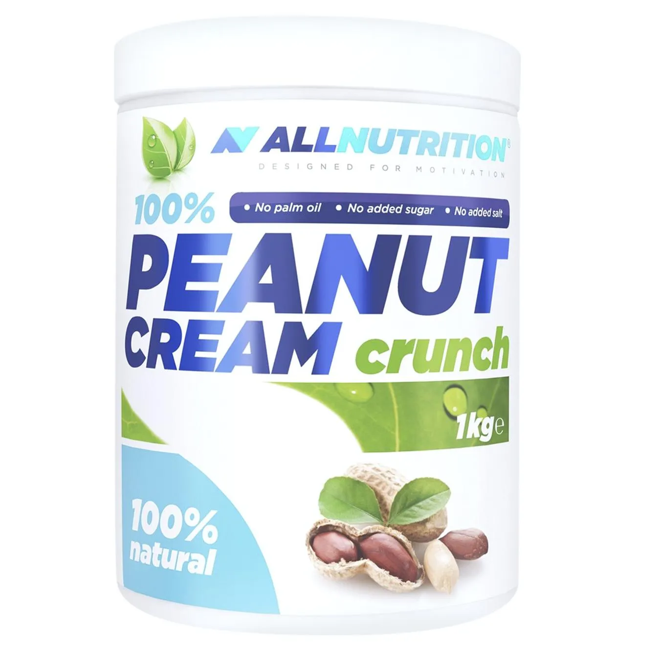 Крем арахісовий AllNutrition хрусткий 1кг - Фото 1