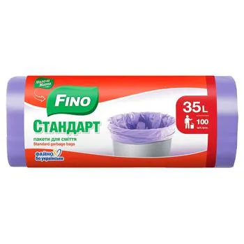 Пакети для сміття Fino Стандарт 35л 100шт - Photo 1