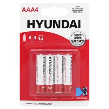 Батарейки Hyundai AAA 4шт - Photo 1
