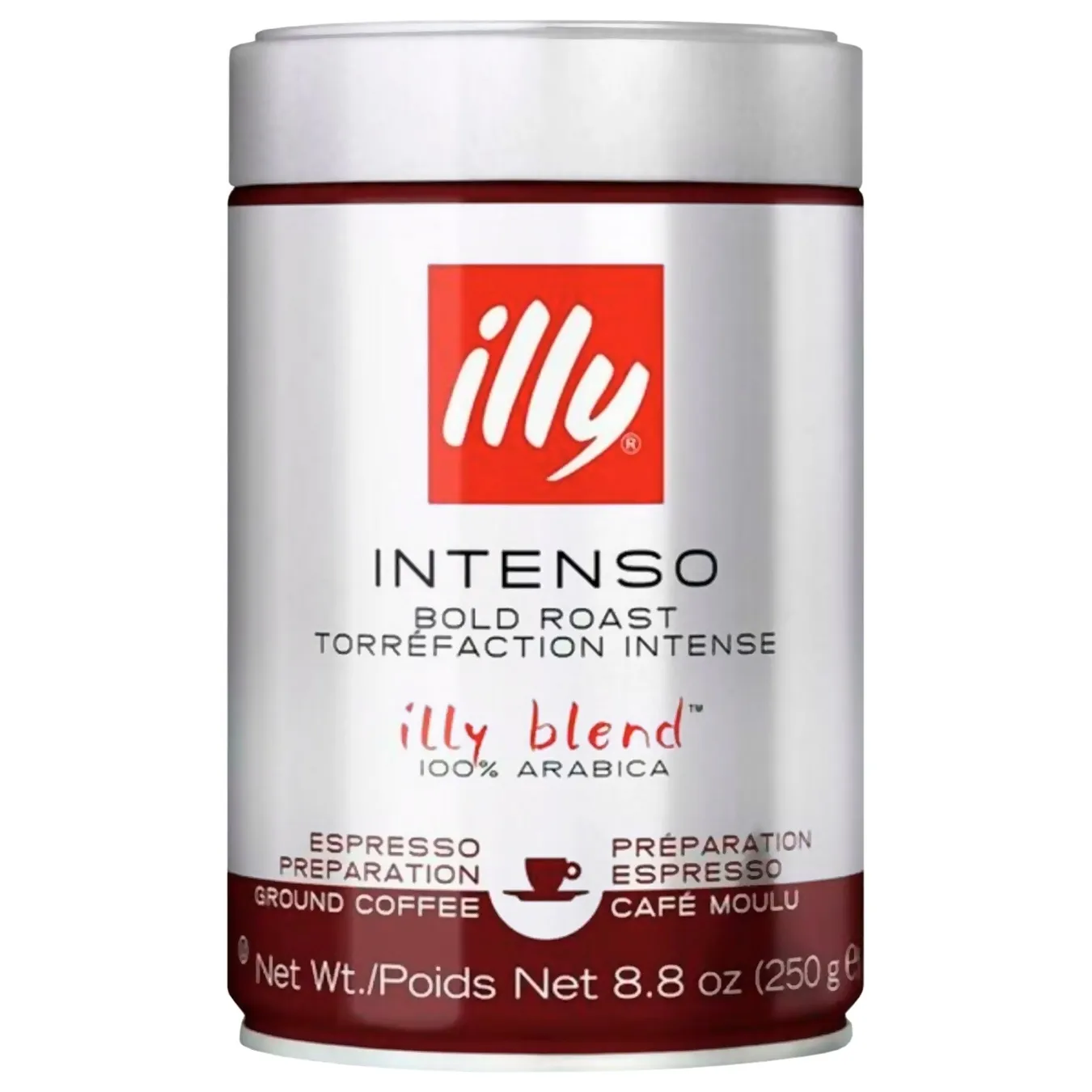 Кава ILLY в зернах сильної обжарки 250г - Фото 1