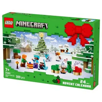 Конструктор Lego Minecraft Адвент календарь 2025 21280 - Фото 3