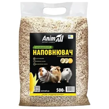Наповнювач гігієнічний AnimAll для декоративних гризунів кукурудзяний 500г - Photo 1