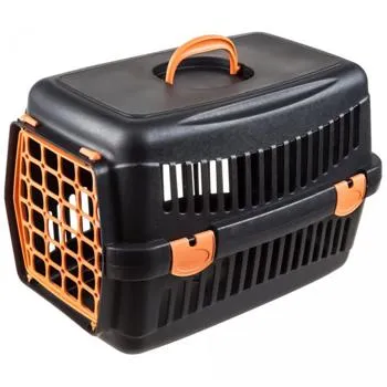Переноска для котів та собак AnimAll чорна 48,5х32,5х32,5см - Photo 1