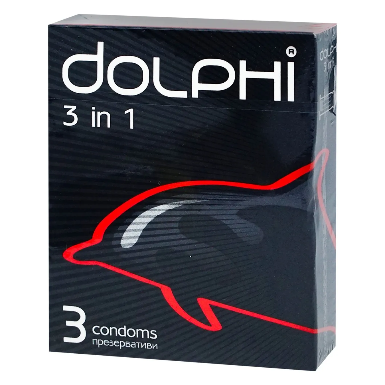Презервативи Dolphi 3 в 1 3шт - Фото 3