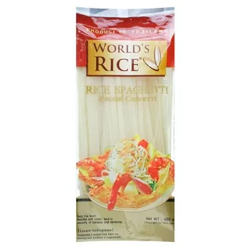 Макаронні вироби World's Rice Спагетті рисові 400г - Фото 1