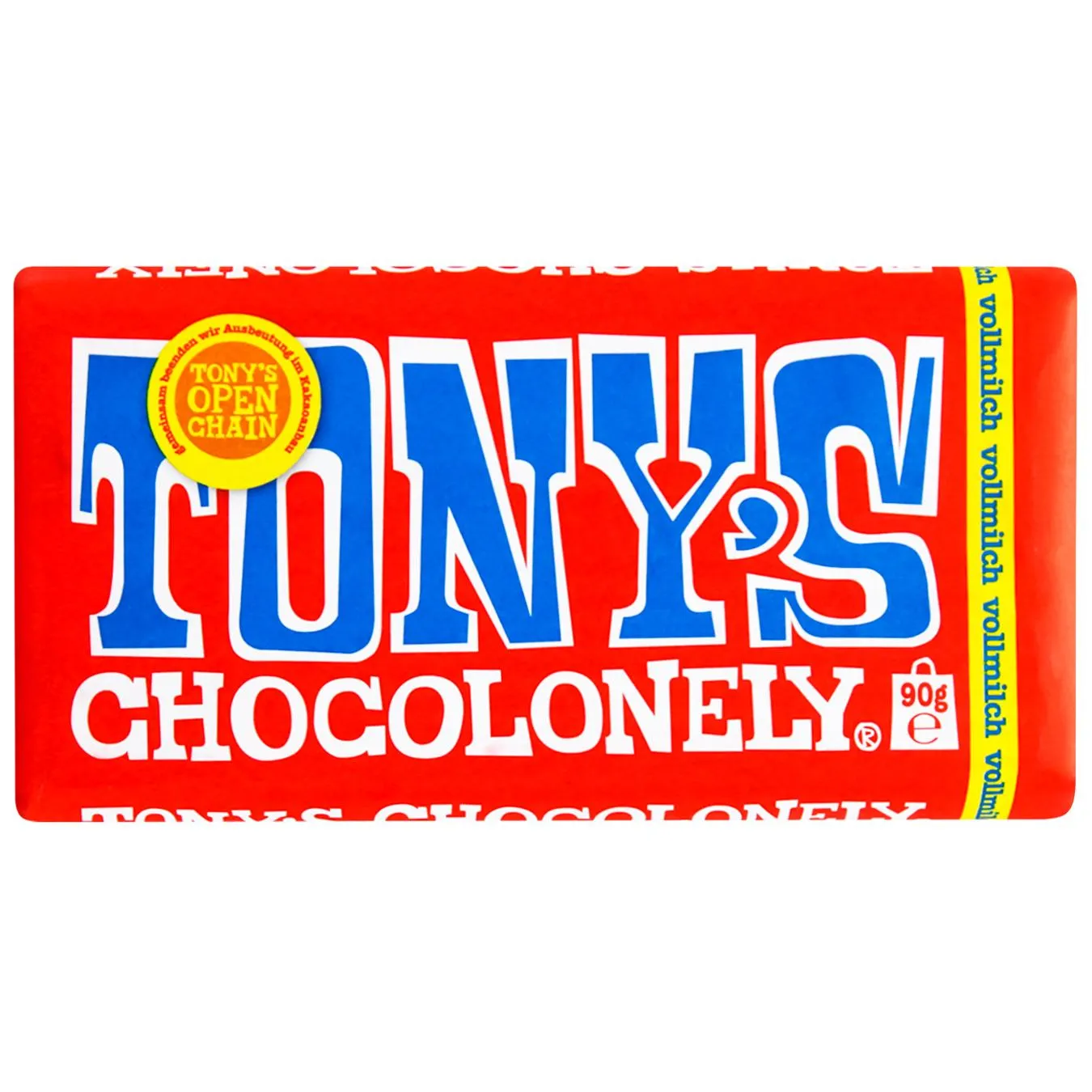 Шоколад Tony's Chocolonely Vollmilch 90г - Фото 1