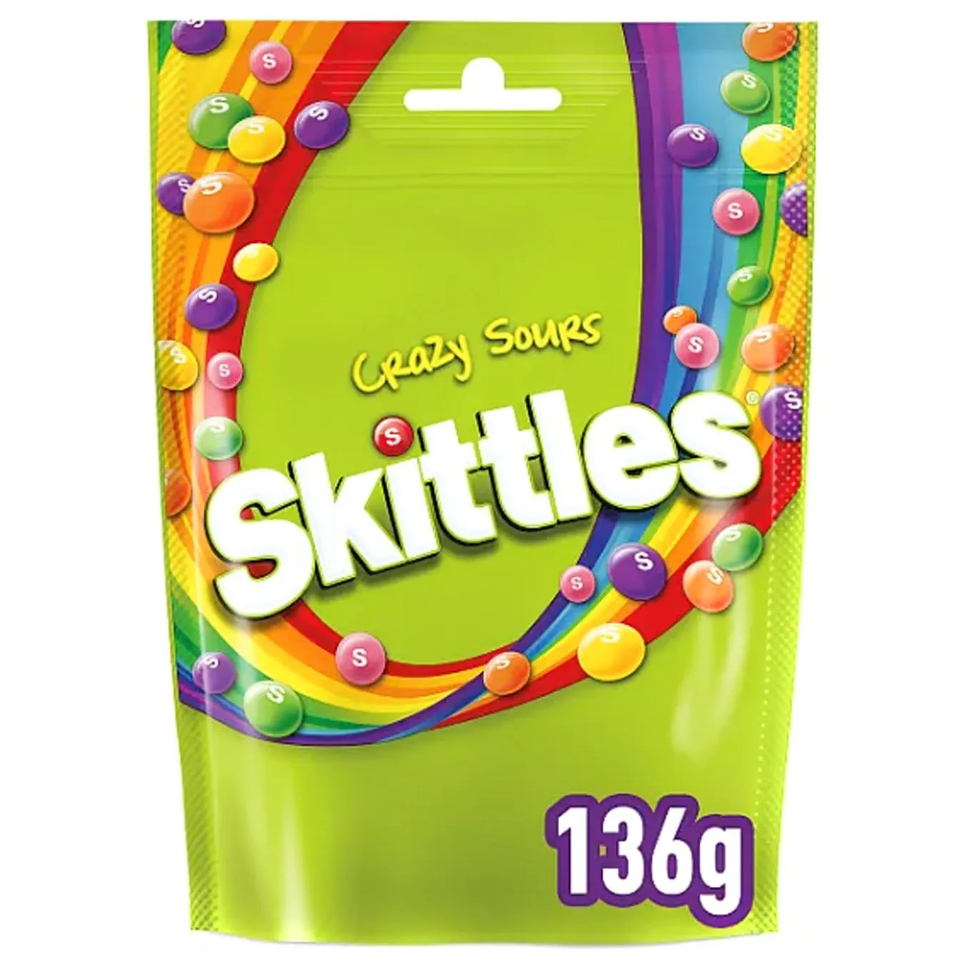 Драже Skittles Crazy Sours 136г - Фото 1