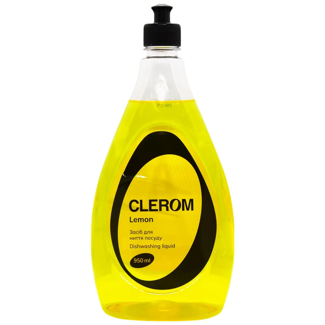 Засіб для миття посуду Clerom Lemon 950мл - Фото 1