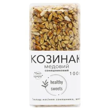 Козинак Healthy Sweets соняшниковий 100г - Фото 1