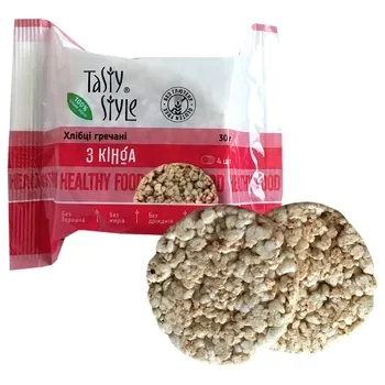Хлібці Tasty Style гречані з кіноа 4шт 30г - Photo 1