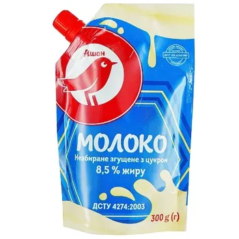 Молоко згущене Auchan 8,5% 300г - Photo 1