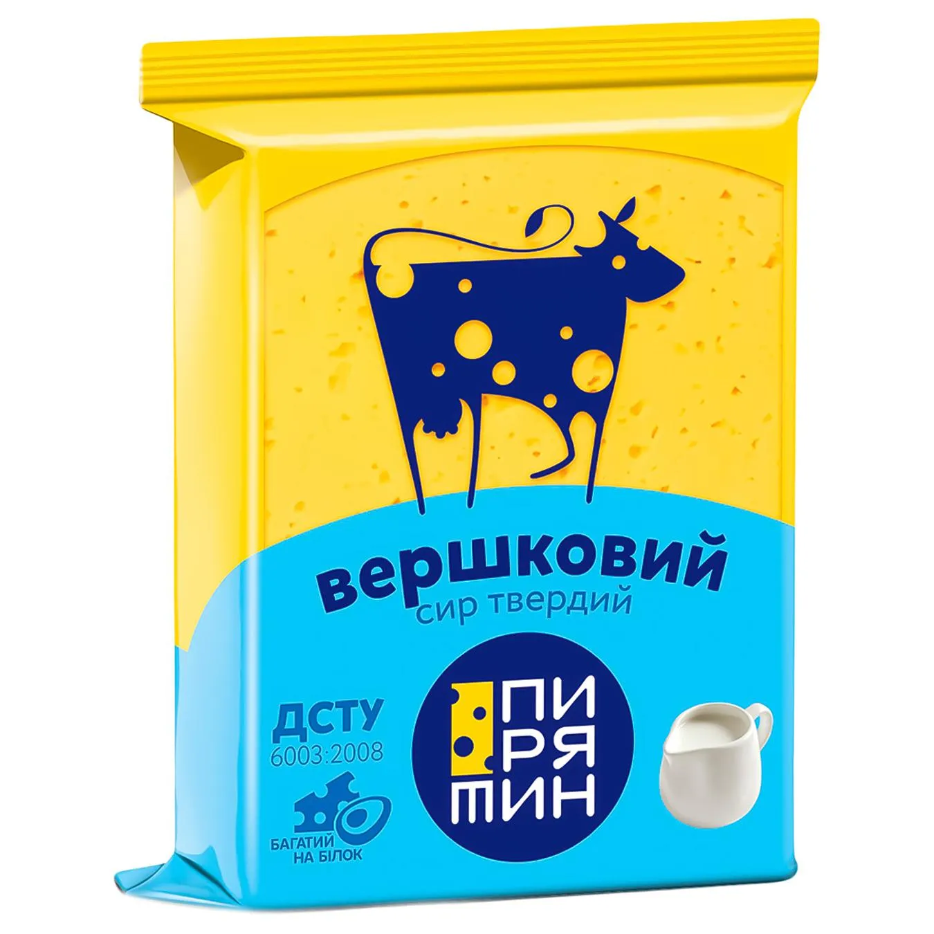 Сир Пирятин Вершковий 50% 160г - Фото 1